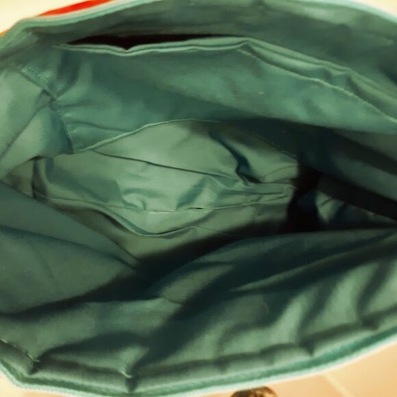 New Southwestern Geometric print Shoulder bag Purse Teracottta Brown Turquoise - Picture 10 of 10